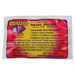 METAL POLISH, TREATED CLOTH, SIN